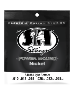 Juego Cuerdas Guitarra Eléctrica SIT Powerwound S1038 010-038