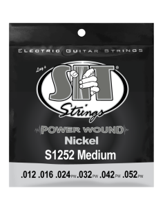 Juego Cuerdas Guitarra Eléctrica SIT Powerwound S1252 012-052