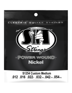 Juego Cuerdas Guitarra Eléctrica SIT Powerwound S1254 012-054