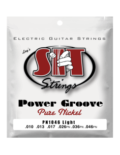 Juego Cuerdas Guitarra Eléctrica SIT Power Groove PN1046 010-046