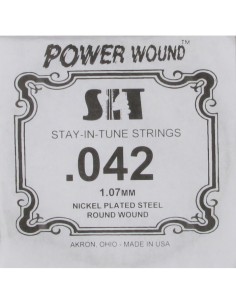 Cuerda Guitarra Eléctrica SIT .042PW