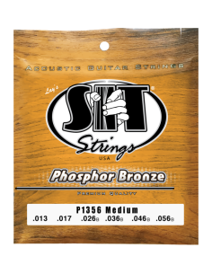 Juego Cuerdas Guitarra Acústica SIT Phosphor Bronze P1356 013-056