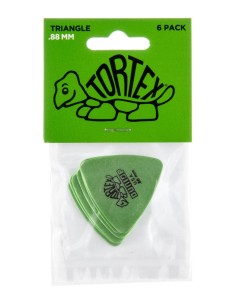 Bolsa 6 Púas Dunlop 431P-088 Tortex Triangle 0.88mm Pickers