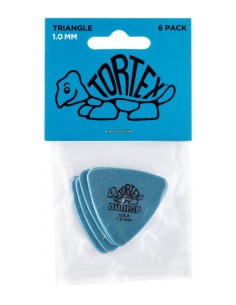 Bolsa 6 Púas Dunlop 431P-100 Tortex Triangle 1.00mm Pickers
