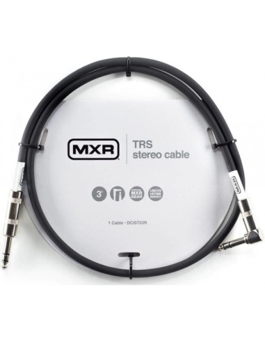 Cable Dunlop DCIST-03R Stereo 0,90m Recto/Acodado