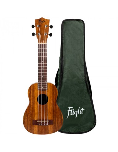 Ukelele Soprano Flight NUS-200 Natural Soprano Teca