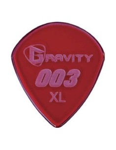 Púa Gravity 003 Jazz3XL 1.5mm Polished Roja G003XP