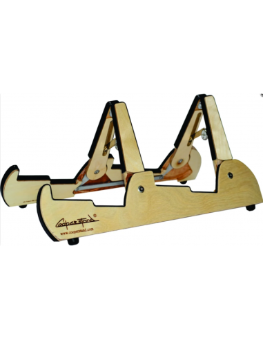 Soporte Doble para Guitarra Cooperstand Pro-TB Tandem Abedul