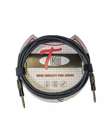 Cable Jack-Jack TCM TGJJ-3 Conector Dorado 3 metros