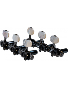 Clavijero Clásica Gotoh 35A510S-M-CK Eje Aluminio Negro