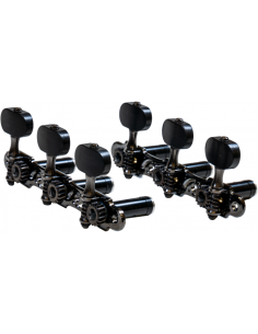 Clavijero Clásica Gotoh 35AR510S-EN-CK Tubo Aluminio Negro