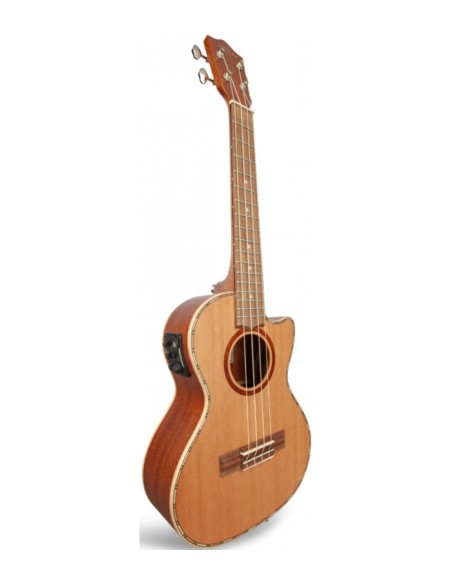 Ukelele Tenor Lanikai CDST-CET Cedar Solid Top Electrificado