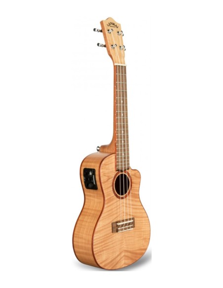 Ukelele Concert Lanikai FM-CEC Flame Maple Electrificado