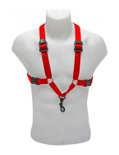 Cordón Saxo BG S-409SH Arnés Hombre Rojo