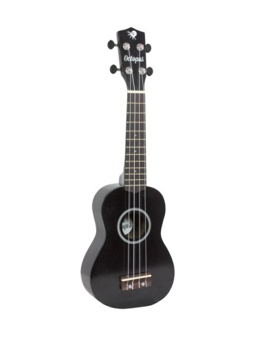 zzz Ukelele Octopus Concert UK-210BK Negro