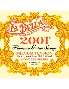 JUEGO DE CUERDAS LA BELLA FLAMENCO B2001FM TENSIÓN MEDIA