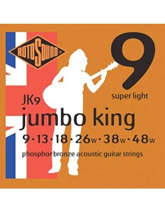 JUEGO DE CUERDAS ROTOSOUND PARA GUITARRA ACÚSTICA 9-48