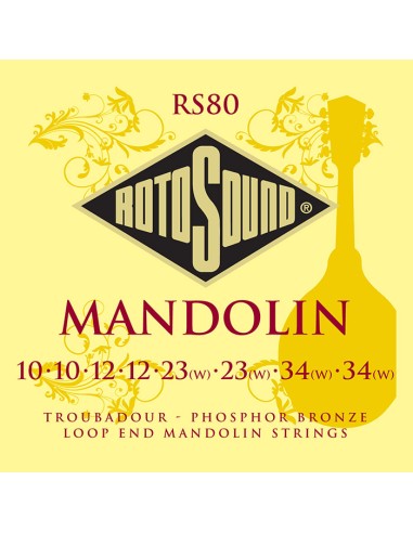 JUEGO DE CUERDAS ROTOSOUND PARA MANDOLINA RS80