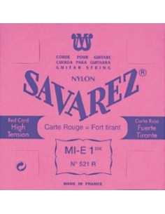 CUERDA SUELTA SAVAREZ CARTA ROJA 4ª
