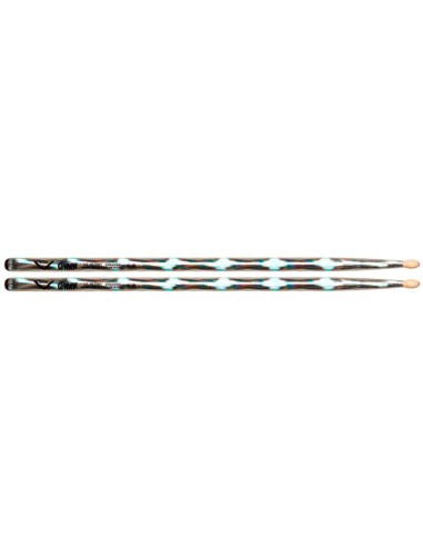 BAQUETAS VATER COLOR WRAP PLATEADO