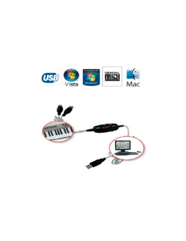 ADAPTADOR PRODIPE MIDI-USB PROMIDI