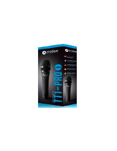 MICRÓFONO DINÁMICO PROFESIONAL PARA VOCALISTAS PRODIPE TT1PRO SIN INTERRUPTOR