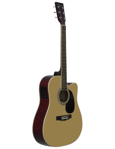 GUITARRA ACÚSTICA DAYTONA A411CE ELECTRIFICADA NATURAL