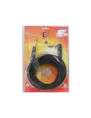 CABLE PARA GUITARRA EK JACK-JACK RECTO-ACODADO PJJ0063