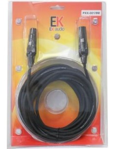 CABLE PARA MICRÓFONO XLR-XLR MACHO DE 9 METROS PXX0019