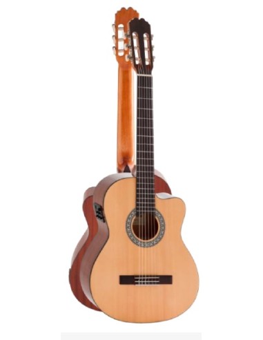 GUITARRA CLÁSICA ADMIRA ALBA 4/4 ELECTRIFICADA CON CUTAWAY SERIE INICIACIÓN BRILLO
