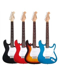 GUITARRA ARIA STRATOCASTER STG-MINI ROJA STGMINIRD 2