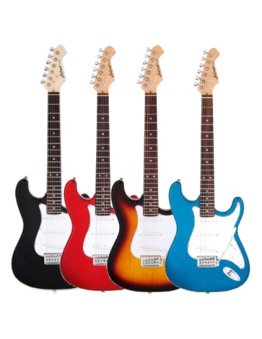 GUITARRA ARIA STRATOCASTER SERIE STG-003 NEGRA