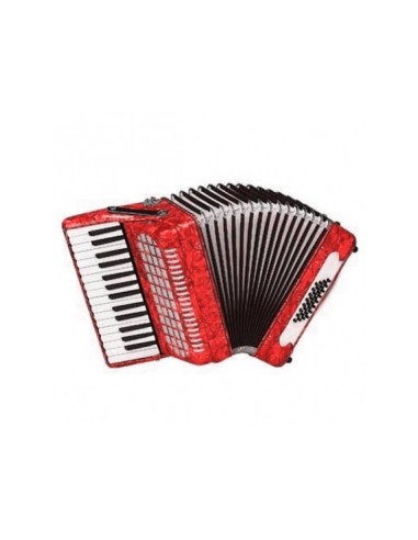 ACORDEÓN ESTRELLA 30/32 ROJO