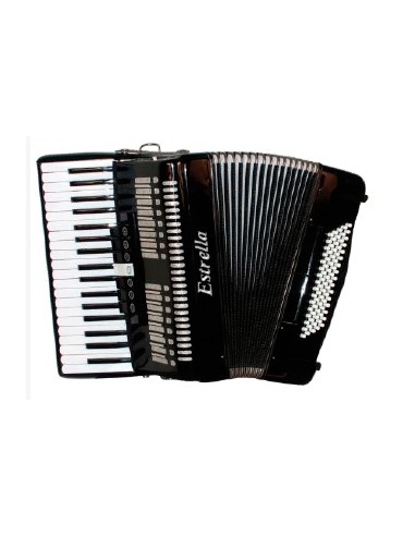 ACORDEÓN ESTRELLA 37/80 NEGRO