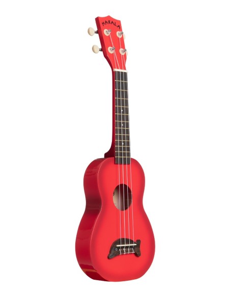 UKELELE SOPRANO MAKALA ROJO SOMBREADO SERIE DELFÍN