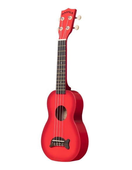 UKELELE SOPRANO MAKALA ROJO SOMBREADO SERIE DELFÍN