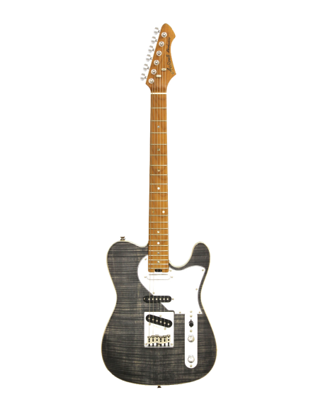 GUITARRA ELÉCTRICA ARIA TC 615-MK2-NASHVILLE NEGRO DIAMANTE TRANSLÚCIDO