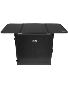 U91049BL2 - ULTIMATE FOLD OUT DJ TABLE BLACK PLUS (WHEELS)