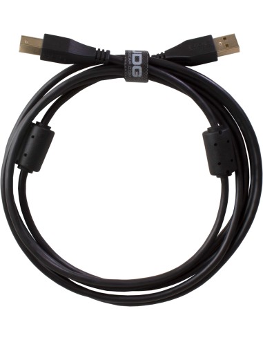 U95003BL - ULTIMATE AUDIO CABLE USB 2.0 A-B BLACK STRAIGHT  3M