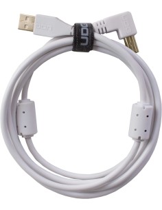 U95006WH - ULTIMATE AUDIO CABLE USB 2.0 A-B WHITE ANGLED 3M