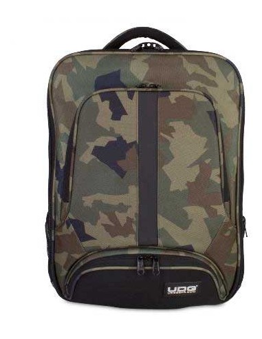U9108BC/OR - ULTIMATE BACKPACK SLIM BLACK CAMO, ORANGE INSIDE