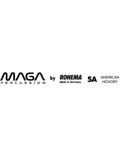 BAQUETA SIGNATURE MAGA PERCUSSION BY ROHEMA AMERICAN HICKORY 5A LACQUER FINISH