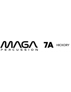 BAQUETA MAGA PERCUSSION  HICKORY 7A LACQUER FINISH