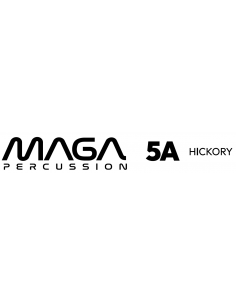 BAQUETA MAGA PERCUSSION  HICKORY 5A LACQUER FINISH
