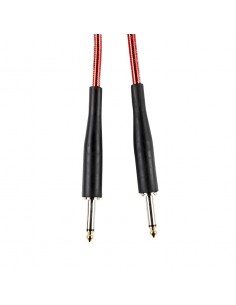 GC20R CABLE JACK - JACK 6M ROJO TRANSPARENTE  ASHTON