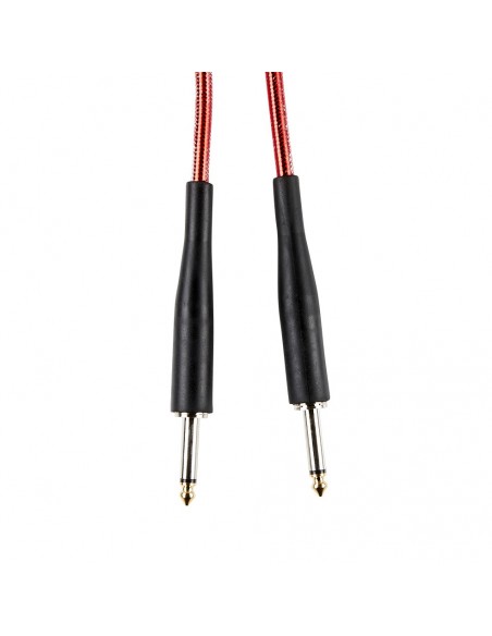 GC20R CABLE JACK - JACK 6M ROJO TRANSPARENTE  ASHTON