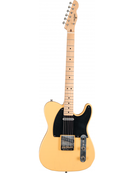 TELEMAN-T54-BB-AGED - GUITARRA ELECTRICA MAYBACH TIPO TELE ´54 BUTTERSCOTCH BLACKGUARD AGED