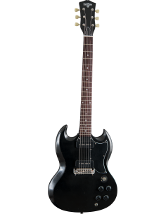 ALBATROZ-65-2-P90-BK - GUITARRA ELECTRICA MAYBACH TIPO SG VINTAGE 2 - P90 BK AGED