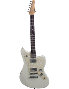 JAZPOLE-VW MAYBACH - GUITARRA ELECTRICA MAYBACH TIPO JAZZMASTER VINTAGE WHITE