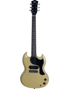 ALBATROZ-65-TV-AGED - GUITARRA ELECTRICA MAYBACH TIPO SG TV YELLOW AGED